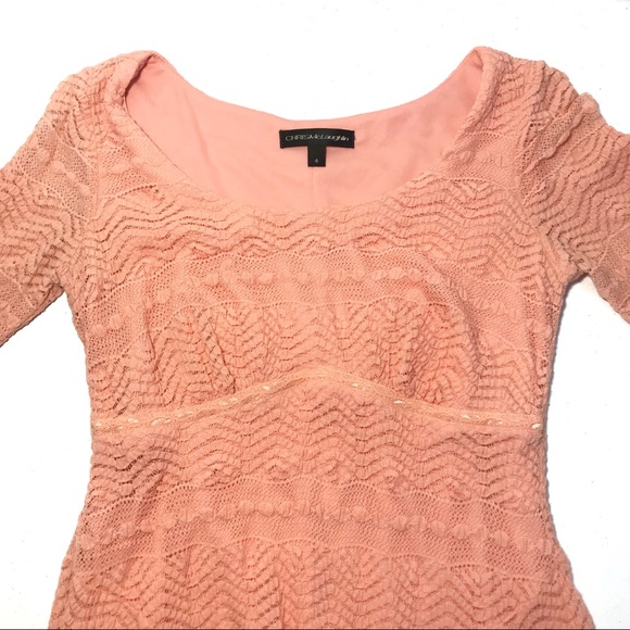 3/$10 Chris McLaughlin Dress 4 Empire Lace - Picture 7 of 9